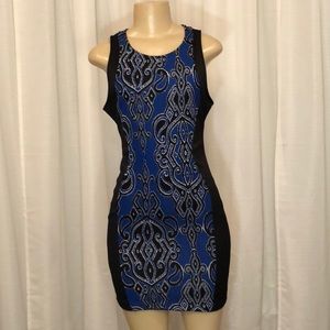 Black and Blue Dress Medium, Large